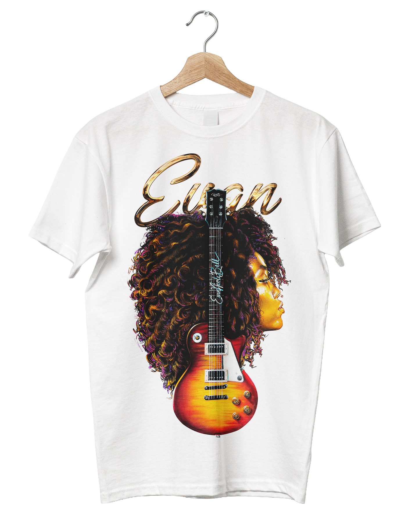 Evan Nicole Bell Short Sleeve Tee (White)