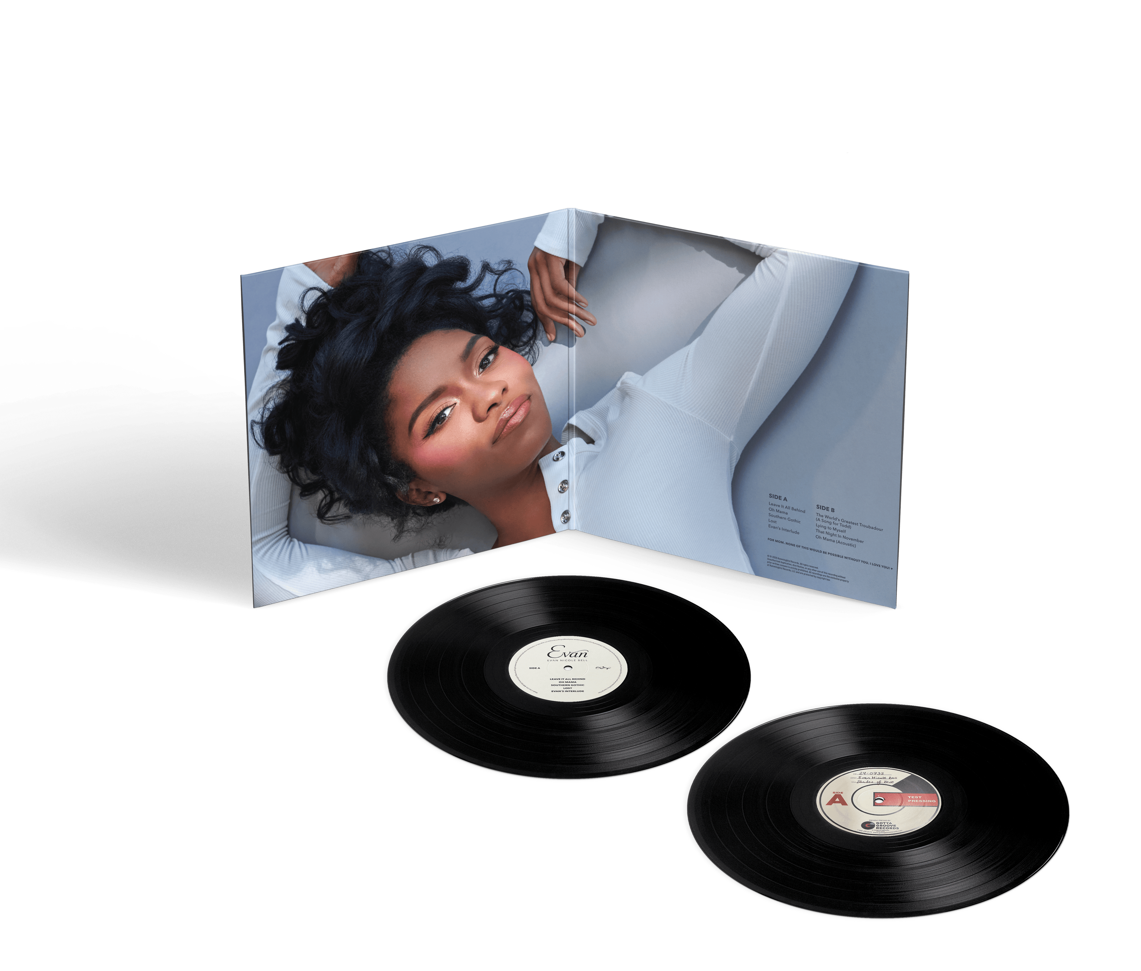 Evan – Deluxe Gatefold Vinyl LP (Pre-Order) - Evan Nicole Bell