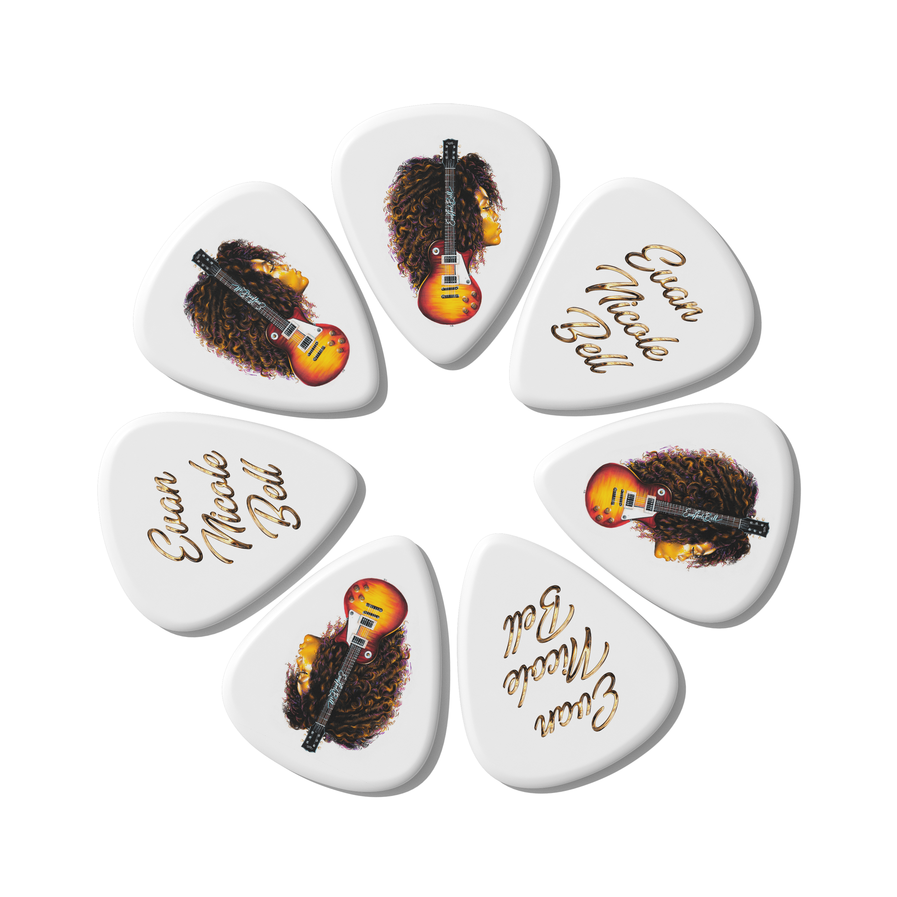 Evan Nicole Bell Guitar Picks - Evan Nicole Bell