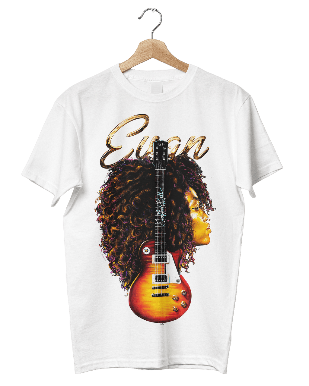 Evan Nicole Bell Short Sleeve Tee (White) - Evan Nicole Bell