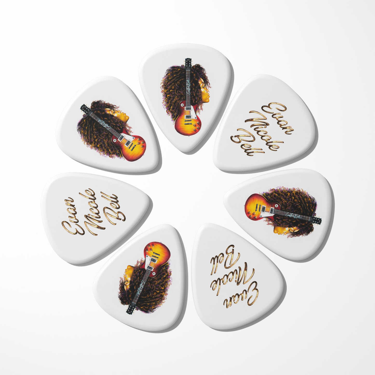 Evan Nicole Bell Guitar Picks (Pack of 8)